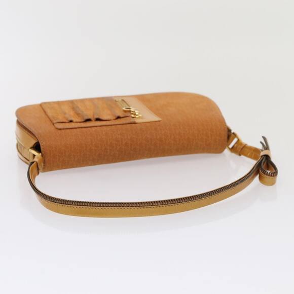 DIOR Trotter Canvas Shoulder Bag Brown Gold - Picture 7 of 14